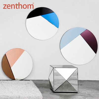 Reflections Copenhagen NOUVEAU拼色艺术圆镜浴室镜墙面镜