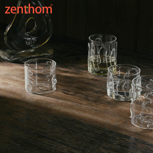zenthom/Ferm Living DOODLE GLASSES涂鸦水杯果汁杯子酒杯礼盒装