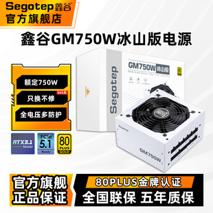 鑫谷GM750W冰山版 機主機電源1000W 電腦電源650W金牌模組850W臺式