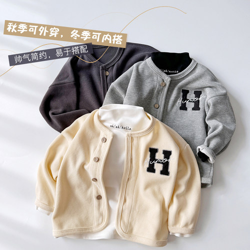 西恩朵加厚春秋冬圆领韩版外套潮