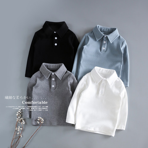 秋冬柔软加厚弹力打底衫长袖T恤