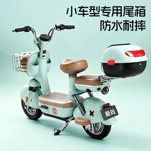 电动自行车免拆靠背尾箱