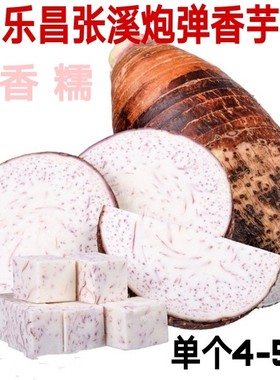 乐昌张溪芋头新鲜农家绿色蔬菜炮弹香芋正宗韶关槟榔芋大芋头