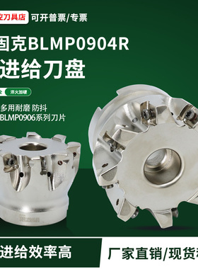 特固克BLMP0904R快进给刀盘内冷出水
