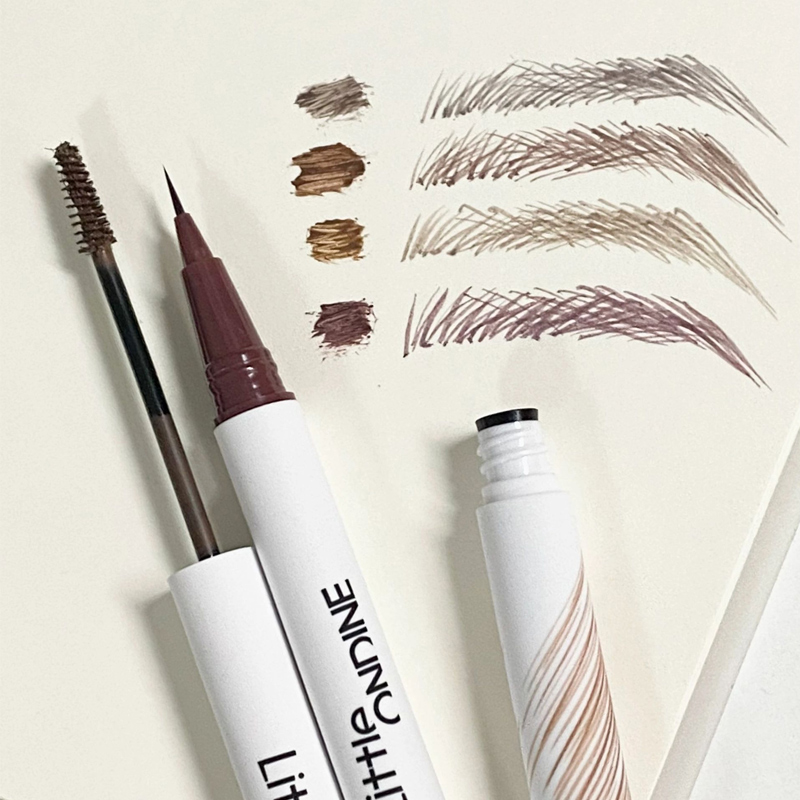 新手双头水眉笔眉膏野生眉不晕染