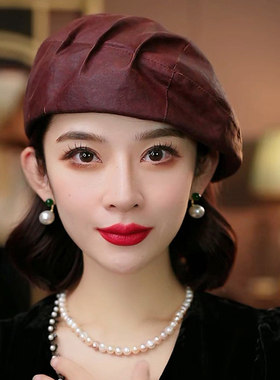 布塔遮阳帽逛街优雅女春夏香云纱
