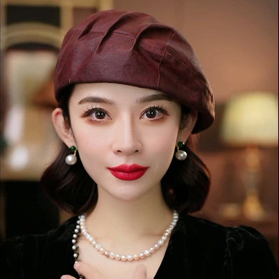 布塔遮阳帽逛街优雅女春夏香云纱