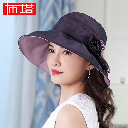 夏季女士百搭时尚风遮脸太阳帽