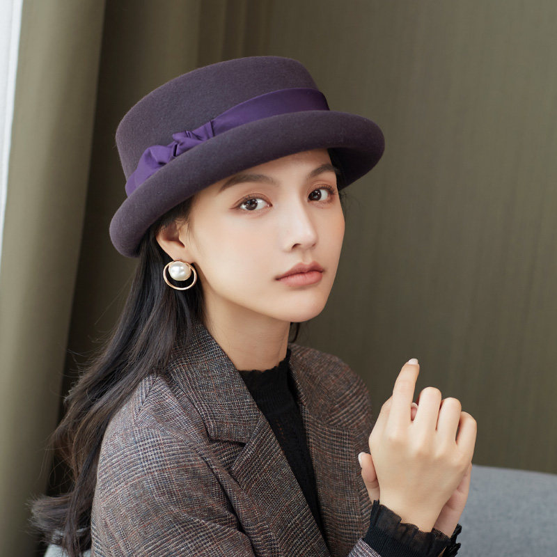 布塔卷边平顶礼帽纯羊毛帽子英伦复古时尚休闲秋冬季短檐帽毛呢帽,服饰配件/皮带/帽子/围巾,帽子,淘宝优惠券,粉丝福利购,淘宝优惠卷