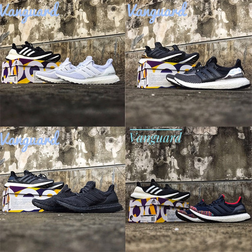Adidas缓震男女情侣款跑步鞋