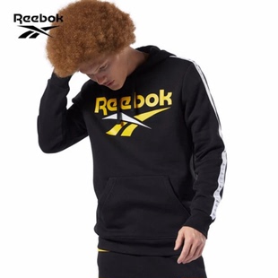 Reebok锐步CL V P OTH男子复古运动休闲连帽卫衣 EB3636