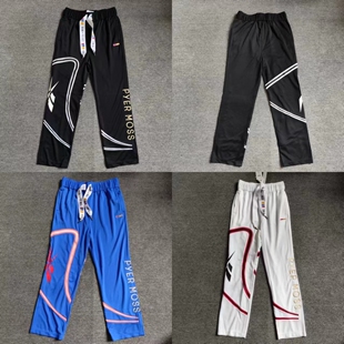 REEBOK锐步男PYERMOSS联名大LOGO刺绣直筒长裤GE4159GF7218GF7215