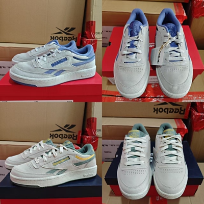 REEBOK锐步男女同款翻毛皮CLUB C 休闲板鞋100074164 100074165