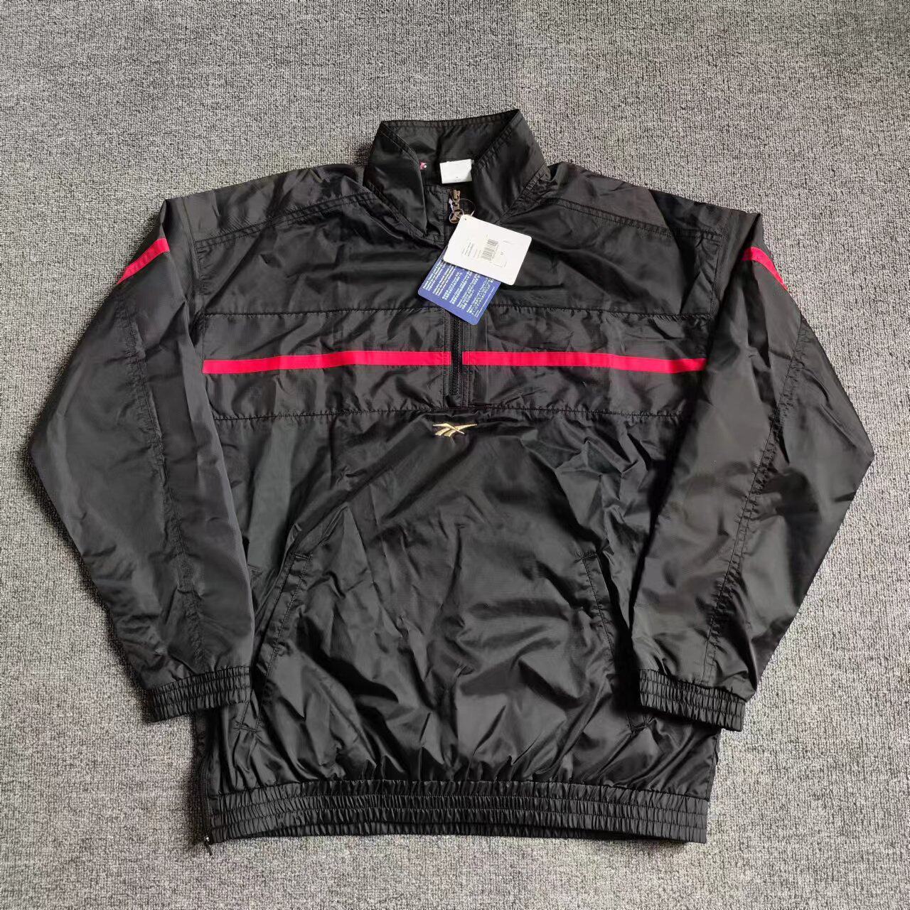 reebok锐步艾弗森男子半拉链套头立领篮球夹克外套 dx4862