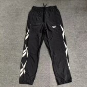 REEBOK锐步男子复古梭织单层串标大LOGO运动长裤 FI8806