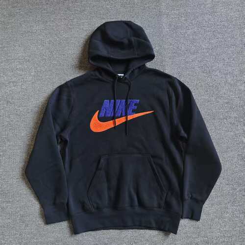 NIKE耐克男子秋冬休闲保暖抓绒连帽套头卫衣帽衫 FN3105-010