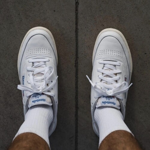 REEBOK锐步CLUB C 85 VINTAGE男女EVA中底头层牛皮复古板鞋GX4467