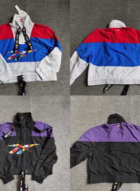 REEBOK锐步PYERMOSS联名短款梭织立领防风半拉链夹克EJ9086EC4654