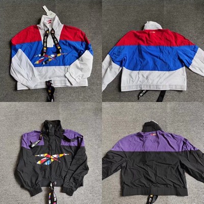 REEBOK锐步PYERMOSS联名短款梭织立领防风半拉链夹克EJ9086EC4654