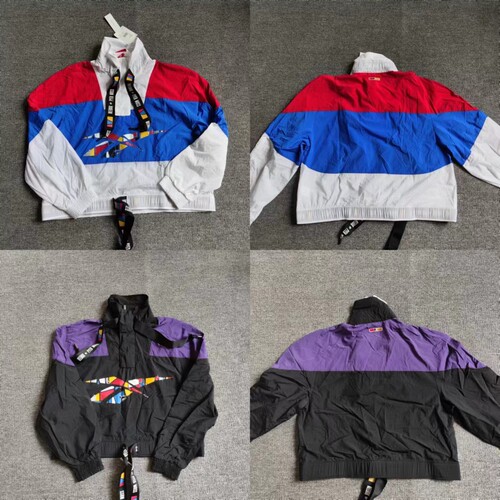 REEBOK锐步PYERMOSS联名短款梭织立领防风半拉链夹克EJ9086EC4654