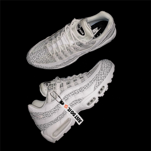 男女运动休闲黑白气垫跑鞋