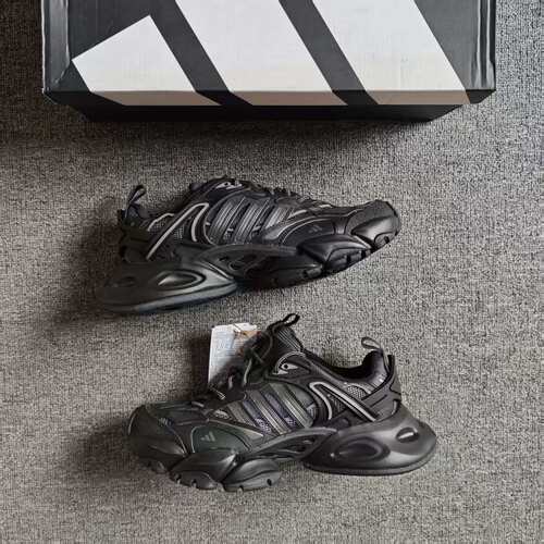 ADIDAS阿迪达斯男子黑武士机能风老爹鞋XLG RUNNER DELUXE JR9173
