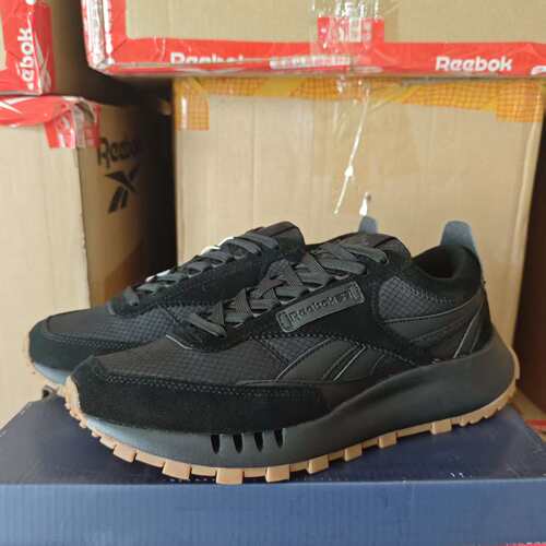 REEBOK男子LEGACY W+黑生胶低帮复古休闲鞋24FRC903U3GH0