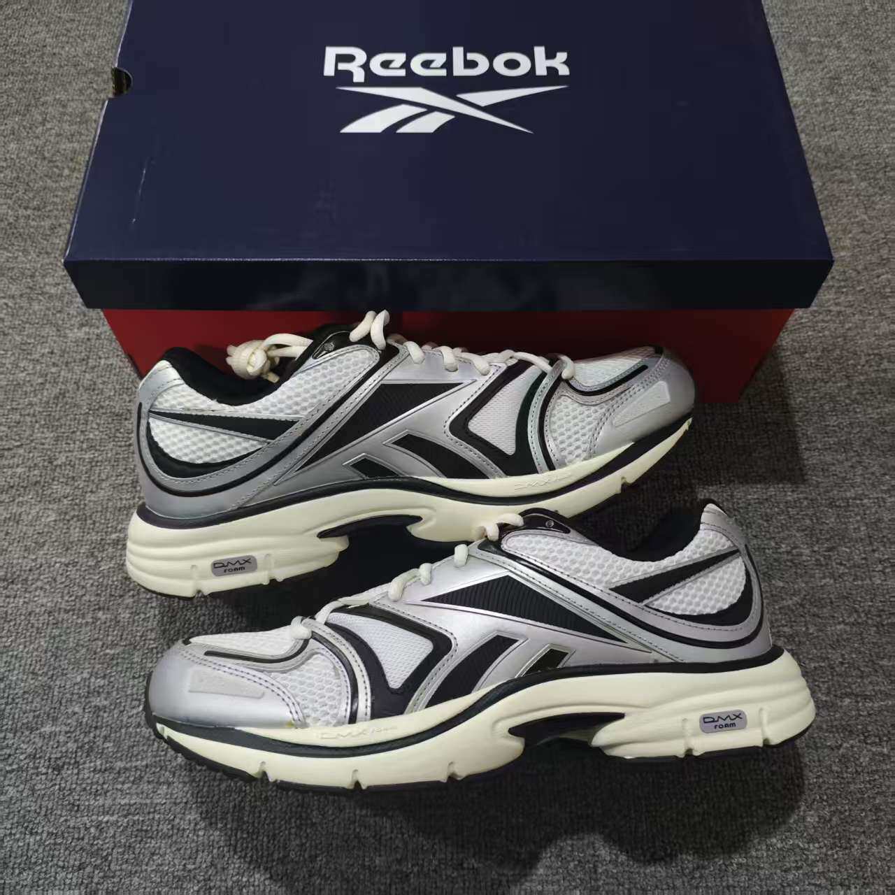 REEBOK锐步PREMIER ROAD 男女情侣小众网面运动老爹鞋100074712