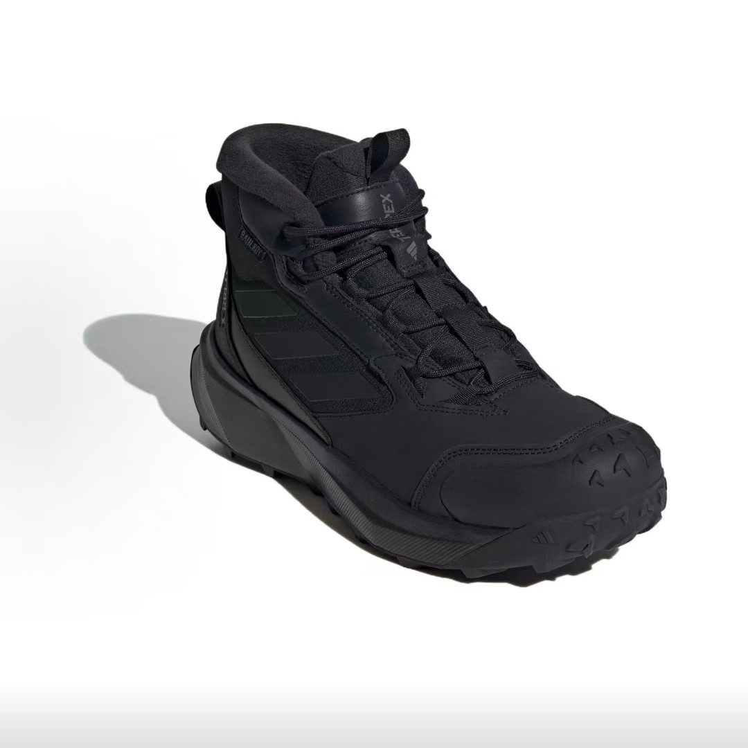 阿迪达斯男鞋2024秋冬TERREX LEATHER户外雪地靴徒步运动鞋ID2859