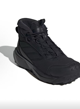 阿迪达斯男鞋2024秋冬TERREX LEATHER户外雪地靴徒步运动鞋ID2859