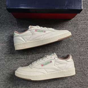 REEBOK锐步CLUB C 85 VINTAGE男女EVA中底头层牛皮复古板鞋GZ5161