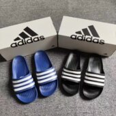 Adidas阿迪达斯男女澡堂拖三条纹轻便运动沙滩凉拖鞋 G15890G14309