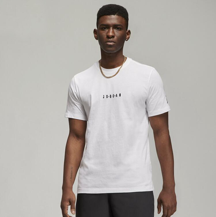 JORDAN男子刺绣小标短袖T恤