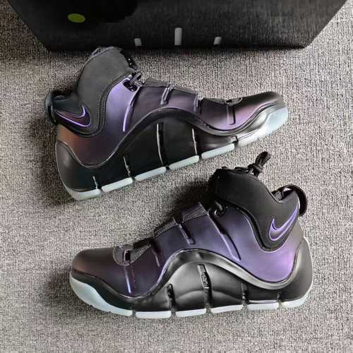 Nike LeBron 4 詹姆斯4代篮球鞋 LBJ 四代茄子紫 FN6251-001