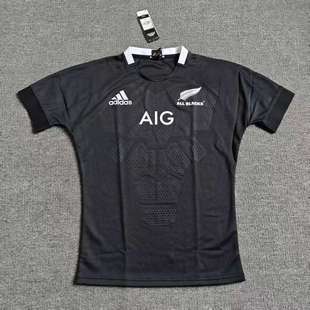 Adidas 新西兰毛利人all black 速干运动橄榄球服冷门球衣 cw3134