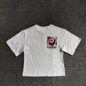 REEBOK锐步PYER GE4167 T恤 MOSS男女联名走秀短款 纯棉印花短袖