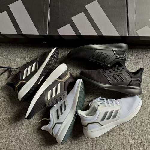 adidas阿迪达斯EQ19 RUN男低帮透气运动训练跑鞋JR0247 0248 0249
