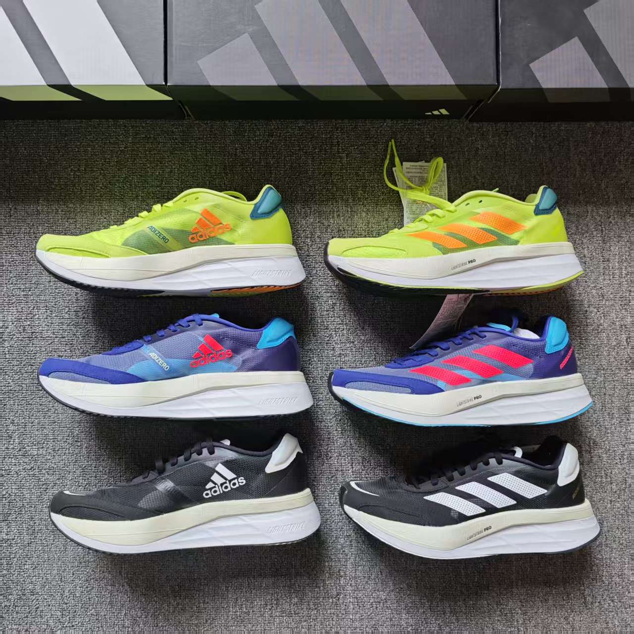 ADIDAS阿迪达斯ADIZERO BOSTON 10男子跑步鞋H67513GY0926GY0927
