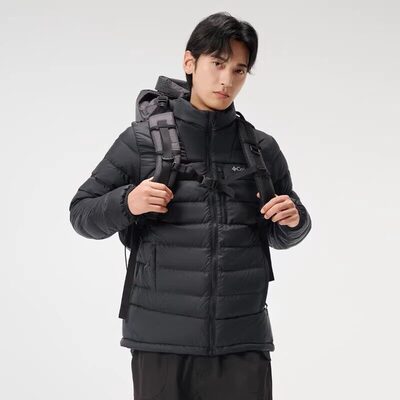 哥伦比亚男装24秋冬新品户外拒水650蓬热能保暖立领羽绒服WE6745