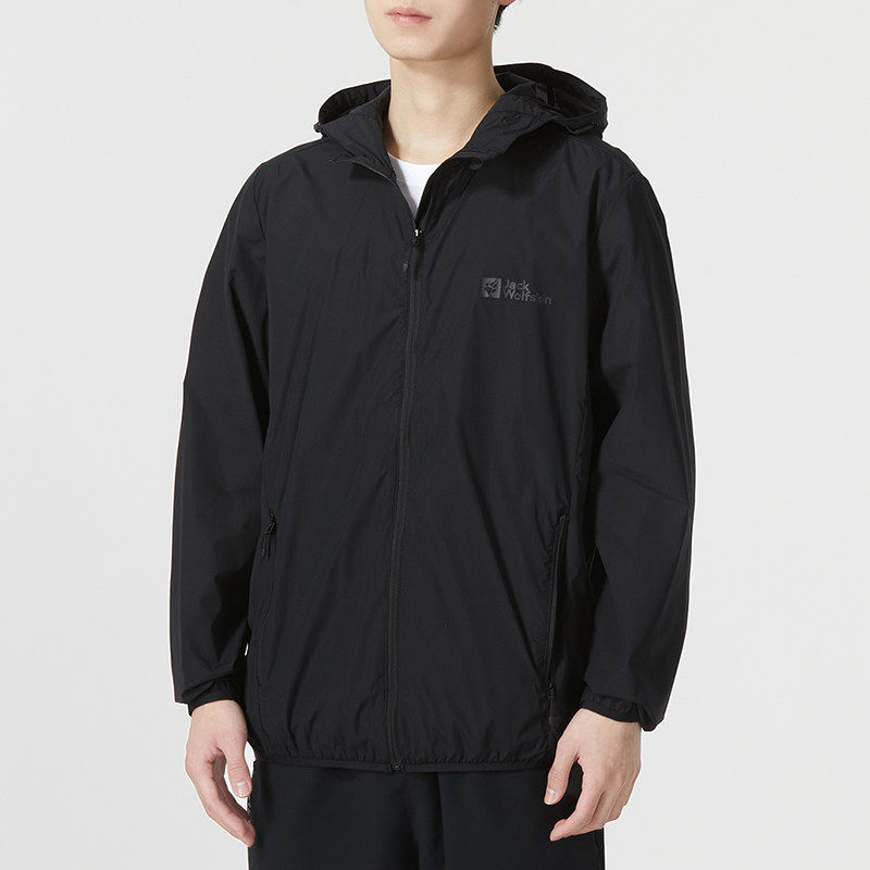 新款 狼爪连帽夹克男装2023夏季户外休闲运动服皮肤衣外套5320014