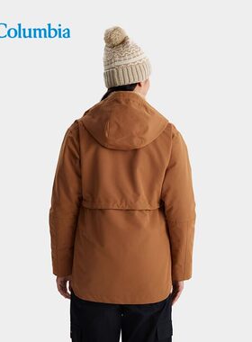 哥伦比亚女装2024秋冬新品户外防水保暖抓绒三合一冲锋衣WR3825
