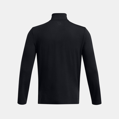 安德玛UA男子Meridian 1/4拉链训练跑步运动长袖T恤 1387905-001