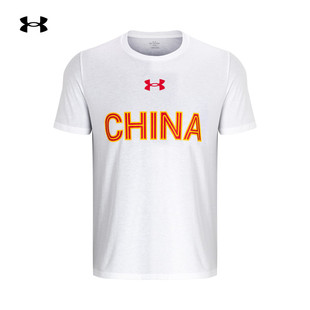 安德玛China T恤1382827 3x3男子篮球运动印花短袖
