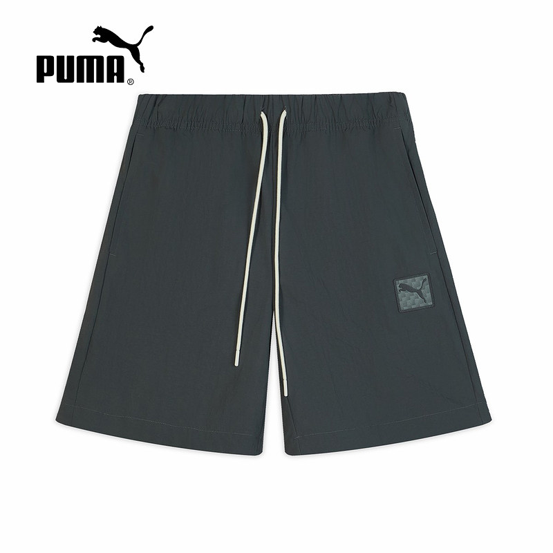 PUMA彪马男裤2025夏季新款舒适透气五分裤运动休闲短裤634871-44