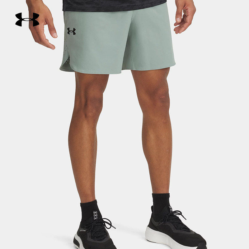 UNDERARMOUR安德玛运动2025S/S男梭织短裤 1376782-348