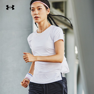 安德玛UA春夏Iso T恤1376819 Chill女子跑步运动短袖