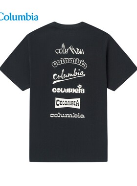 24春夏新款哥伦比亚户外女吸湿快干透气休闲圆领短袖T恤AR0222