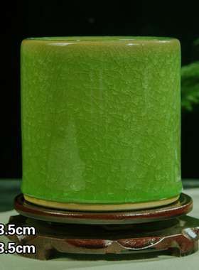 景德镇陶瓷仿古风官窑开片笔筒