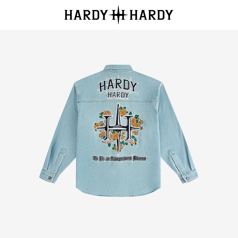 牛仔外套男设计师品牌高街百搭