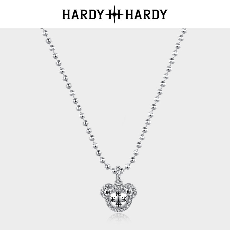 施华洛世奇元素小熊镶钻毛衣链